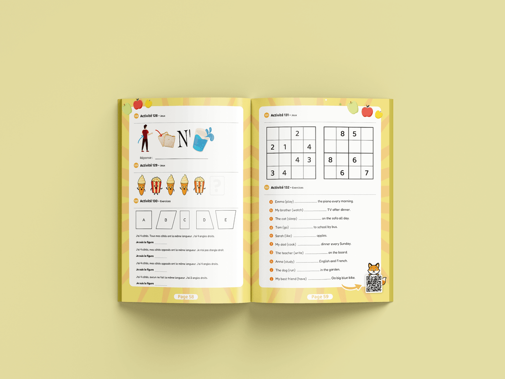 Livre interactif Petits Malins – 8 à 12 ans