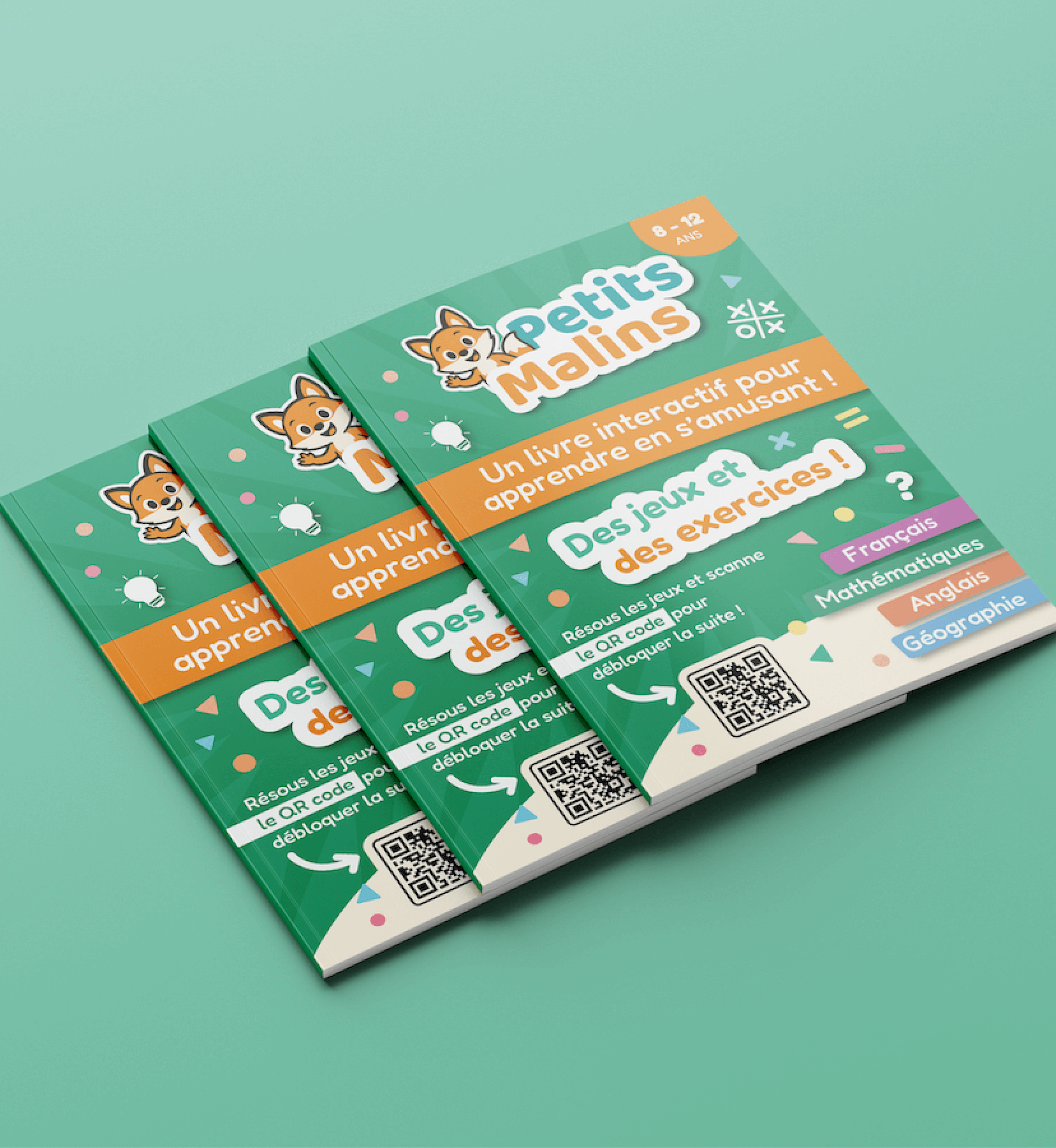 Livre interactif Petits Malins – 8 à 12 ans