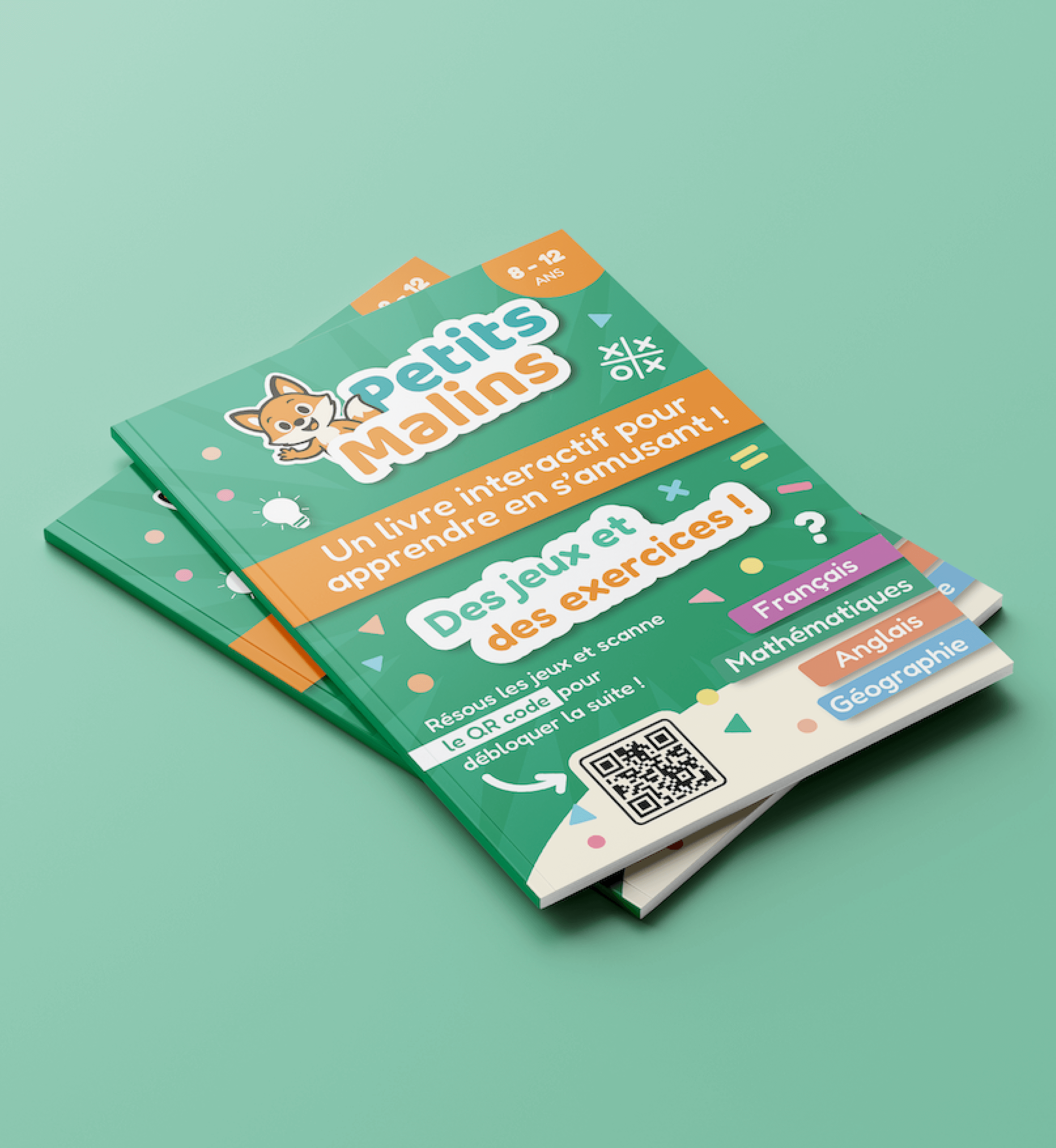 Livre interactif Petits Malins – 8 à 12 ans