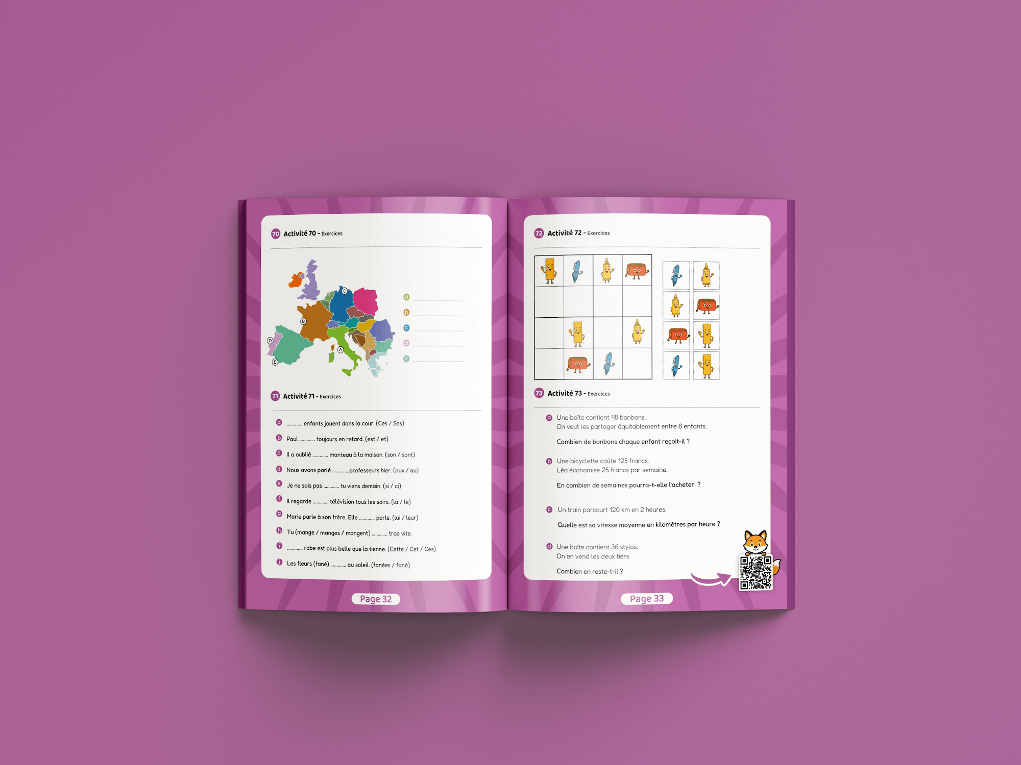 Livre interactif Petits Malins – 8 à 12 ans